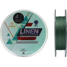 Dft Discovery Bojin 4x 0.16MM Yeşil Linen Ip Misina 300MTR