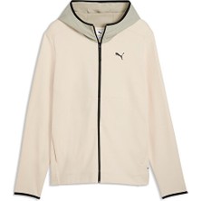 Puma Pumatech Full-Zip Hoodie Erkek Günlük Ceket 69218587 Krem