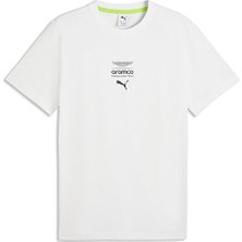 Puma Amf1 Essential Logo Tee 1 Erkek Günlük Tişört 63539302 Beyaz