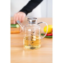 Özbience Şeffaf Cam Yağlık 800 Ml, Pratik ve Şık Mutfak Gereciği