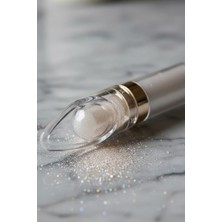 Synee Peri Tozu Vücut ve Yüz Aydınlatıcı Shimmer Powder - Sünger Başlıklı Parlatıcı Simli Pudra - Silver Işıltı