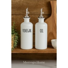 Özbience Şeffaf Cam Yağdanlık Seti, Başlık ve Etiketlerle Şıklık Katın