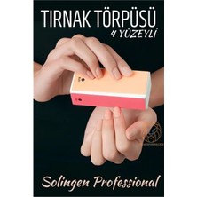 Marsilyan 4 Yüzeyli Tırnak Törpüsü ve Parlatma Blok Sünger Solingen Professional