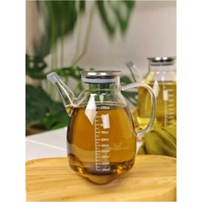 Özbience Borosilikat Cam Yağlık 1 Litre, Şık ve Dayanıklı Tasarım