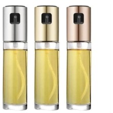 Özbience Renkli Sprey Cam Şişe Yağ ve Sirke Püskürtücü 100 ml