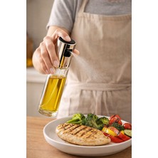Özbience 100 ml Cam Yağ Sprey Şişesi, Püskürtücü, Mutfak Yağlık, Yağ Dağıtıcı