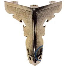 Vice Avm Kelebek Ahşap, Sunta Sandık Ayağı, Kutu Ayak 5,5 cm - Sarı TG-V 6575