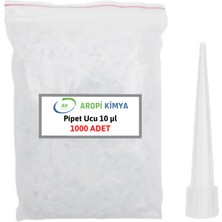 Aropi Pipet Ucu 10 uL Şeffaf 1000 Adet