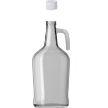 Özbience 3 Litre Kulplu Cam Şişe Yağlık, Şeffaf ve Sağlam Tasarım