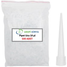Aropi Pipet Ucu 10 uL Şeffaf 500 Adet