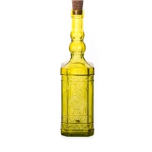Özbience Şişe 500 ml Sarı, Pratik ve Şık Yağ Saklama Kabı