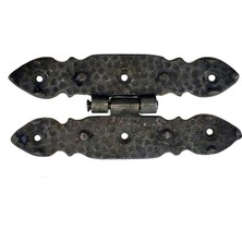 Vice Avm Antika Tarz Dekoratif Pirinç Düğmeli Menteşe - 142x69 mm, Oksit TG-V 6784