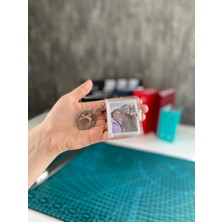 Anı Atölyesi Kişiye Özel Fotoğraflı Şeffaf Albüm Foto Resimli Anahtarlık