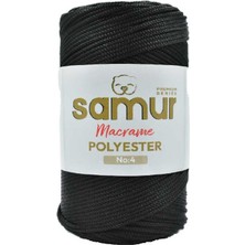 Samur 4 No Polyester Makrome 0060 Siyah
