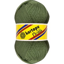 Kartopu Flora K430 Çağla Yeşil El Örgü Patik Ipi 100 gr