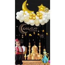 Nostaji Ramazan Temalı Davulcu Folyo Balonlu Balon Set