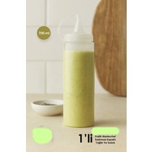 Özbience Pratik Masterchef Yağ Şişesi, Kapaklı, 700 Ml, Sızdırmaz, Kullanışlı Tasarım
