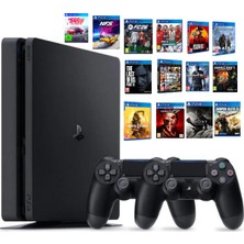 Sony Ps4 Slim 1 Tb 2 Adet Orjinal Dualshock 4 17 Adet Dijital Oyun 12 Ay Garantili Alfa Consol Güvencesiyle