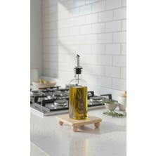 Özbience Bambu Yağdanlık Altlığı, Top Ayak, Sağlam ve Şık Tasarım