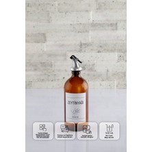 Özbience Amber Cam Yağdanlık ve Sosluk, 500 Ml, Şık ve Pratik Mutfak Düzenleyici