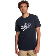 Quiksilver Signaturemove Erkek Mavi Tişört