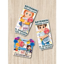 Özbience Ramazan Süsleriyle Gelenekleri Yaşatan Bayram Harçlık Kartları 10'lu Set