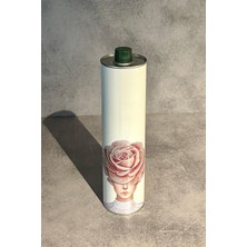 Özbience Şık Metal Silindir Şişe 750 Ml, Kapaklı, Ev Dekoratif Ürün