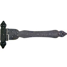 Vice Avm Antika Tarz Dekoratif Pirinç Kuyruklu Yönlü Dövme Menteşe - Battal, Oksit TG-V 6921