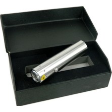 Skygo F BK30 Paslanmaz Metal El Feneri - Pilli, Kutulu, Sellektörlü