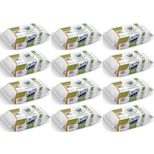 Solo Yüzey Temizlik Havlusu - Mendili 100 Yaprak Beyaz Sabun Ferahlığı (12 Li Set) 1200 Yaprak