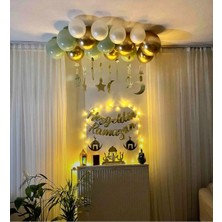 Özbience Balonlu Ramazan Temalı Set, Renkli ve Eğlenceli Süsleme Paketiniz
