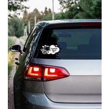 Artea Arabada Bebek Var Oto Sticker