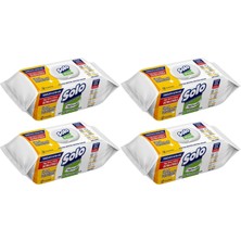 Solo Yüzey Temizlik Havlusu - Mendili 100 Yaprak Limon & Portakal Tazeliği (4 Lü Set) 400 Yaprak