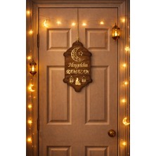 Özbience Ramazan Temalı Ahşap Kapı Süsü, Dekoratif ve Şık Tasarım