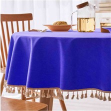 Ayzen Home Dantelli Yuvarlak Masa Örtüsü