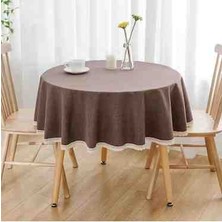 Ayzen Home Dantelli Yuvarlak Masa Örtüsü