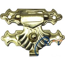 Vice Avm Kutu, Tavla Klipsi, Ön Kilidi No:2,5 - 26x18 Sarı, 1 Adet TG-V 4836