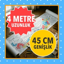 Mixoyuncak Okyanus Macerası Dev Rulo Boyama Kağıdı 4 Metre Çocuk Boyama Etkinliği