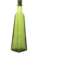 Özbience Yeşil Piramit Yağ Şişesi 350 Ml, Şık ve Dayanıklı Tasarım