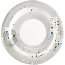 Kyops Gümüş Renkli Simli Dev Simit 109 cm - 554396-ALTIN (Lisinya)