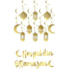 Özbience 10'lu Ramazan Süsleme Seti, Tavan ve Hoşgeldin Bannerleri