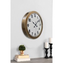 urfakent bilişim ve medya danışmanlık 36 cm Eskitme Metal Standart Duvar Saati