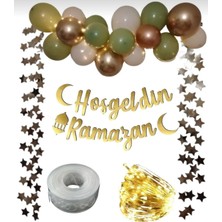 Özbience Ramazan Temalı LED Işıklı Kaligrafi Dekor Süsleme