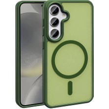 Ceponya Galaxy S24 Plus Kılıf Mat Arka Yüzey Wireless Şarj Özellikli Sio Magsafe Kapak