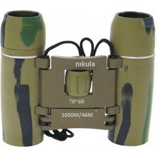 Kyops 70X60  Cepte Taşımalı Kauçuk Kaplamalı Mini Dürbün Kamuflaj ( Lisinya )