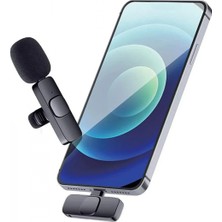 Marsilyan K9 Lightning Uyumlu Mikrofon - Siyah