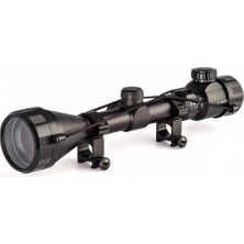 Kyops 3-9X50  Zoomlu Keskin Nişancı Dürbünü Kırmızı,yeşil Işik  Çelik Gövde ( Lisinya )