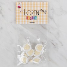 urfakent bilişim ve medya danışmanlık Loren Crafts 8 Li Düğme - 619