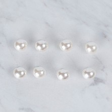 urfakent bilişim ve medya danışmanlık Loren Crafts 8 Li Fildişi Düğme - 0142