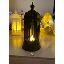 Özbience Ramazan Feneri, Tealight LED Hediyeli, Modern Ev ve Ofis Süsleri